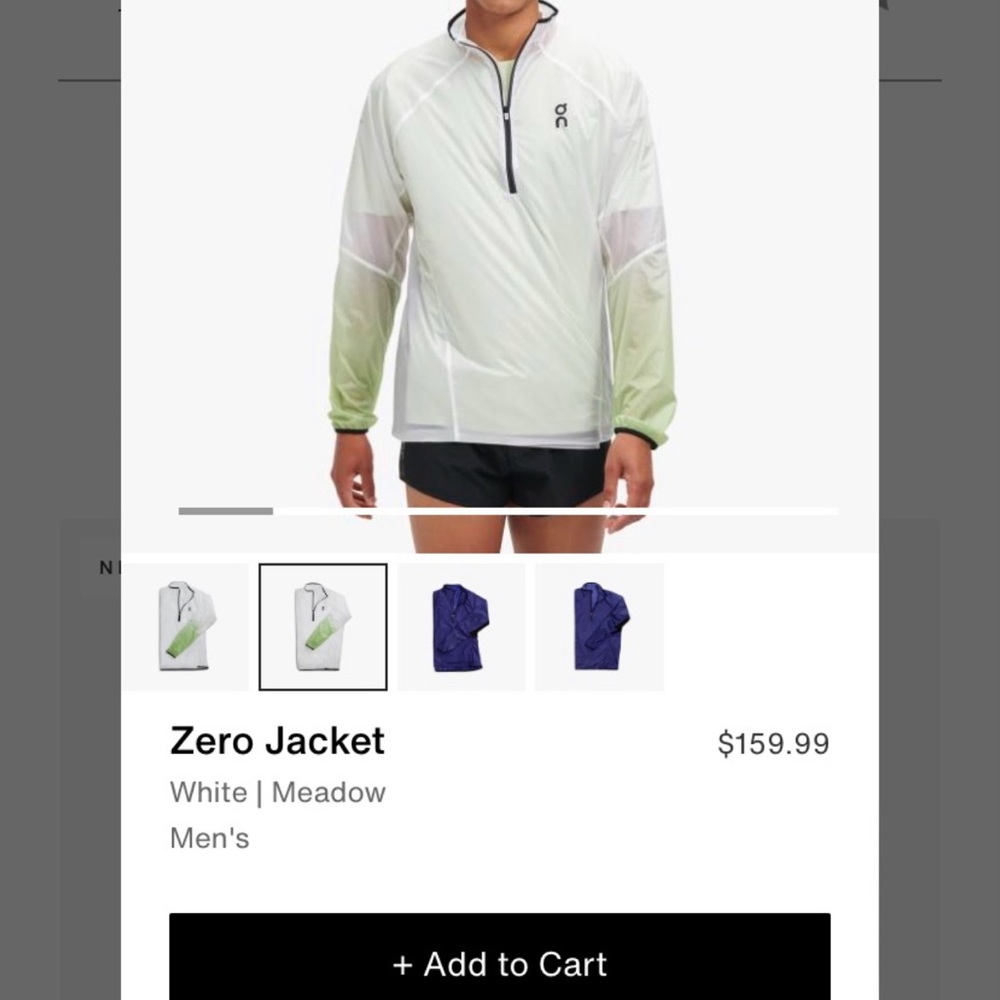 On Running - Zero Jacket -